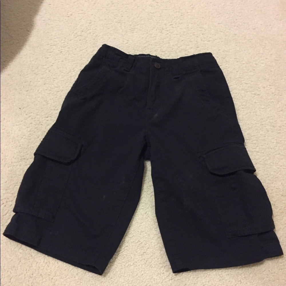 Boys cargo shorts black